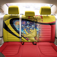 Belgium National Day Back Car Seat Cover Atomium Leo Belgicus