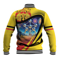 Belgium National Day Baseball Jacket Atomium Leo Belgicus