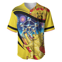 Belgium National Day Baseball Jersey Atomium Leo Belgicus