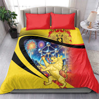 Belgium National Day Bedding Set Atomium Leo Belgicus
