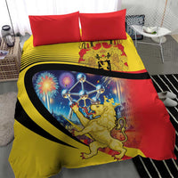 Belgium National Day Bedding Set Atomium Leo Belgicus