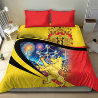 Belgium National Day Bedding Set Atomium Leo Belgicus