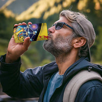 Belgium National Day 4 in 1 Can Cooler Tumbler Atomium Leo Belgicus