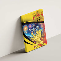 Belgium National Day Canvas Wall Art Atomium Leo Belgicus