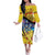 Belgium National Day Family Matching Off The Shoulder Long Sleeve Dress and Hawaiian Shirt Atomium Leo Belgicus