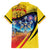 Belgium National Day Family Matching Puletasi and Hawaiian Shirt Atomium Leo Belgicus