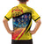 Belgium National Day Family Matching Short Sleeve Bodycon Dress and Hawaiian Shirt Atomium Leo Belgicus