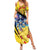 Belgium National Day Family Matching Summer Maxi Dress and Hawaiian Shirt Atomium Leo Belgicus