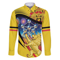 Belgium National Day Family Matching Tank Maxi Dress and Hawaiian Shirt Atomium Leo Belgicus