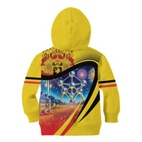 Belgium National Day Kid Hoodie Atomium Leo Belgicus