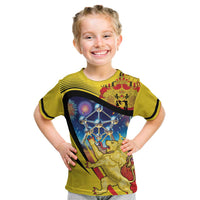 Belgium National Day Kid T Shirt Atomium Leo Belgicus