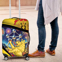 Belgium National Day Luggage Cover Atomium Leo Belgicus