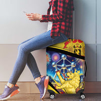 Belgium National Day Luggage Cover Atomium Leo Belgicus