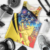 Belgium National Day Men Tank Top Atomium Leo Belgicus