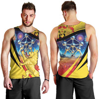 Belgium National Day Men Tank Top Atomium Leo Belgicus