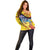 Belgium National Day Off Shoulder Sweater Atomium Leo Belgicus
