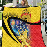 Belgium National Day Quilt Atomium Leo Belgicus