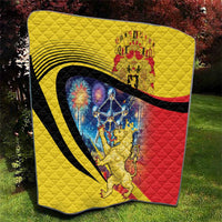 Belgium National Day Quilt Atomium Leo Belgicus