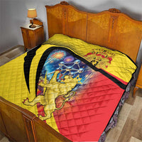 Belgium National Day Quilt Atomium Leo Belgicus