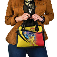 Belgium National Day Shoulder Handbag Atomium Leo Belgicus