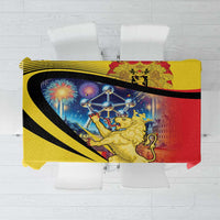 Belgium National Day Tablecloth Atomium Leo Belgicus