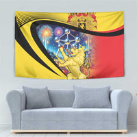 Belgium National Day Tapestry Atomium Leo Belgicus