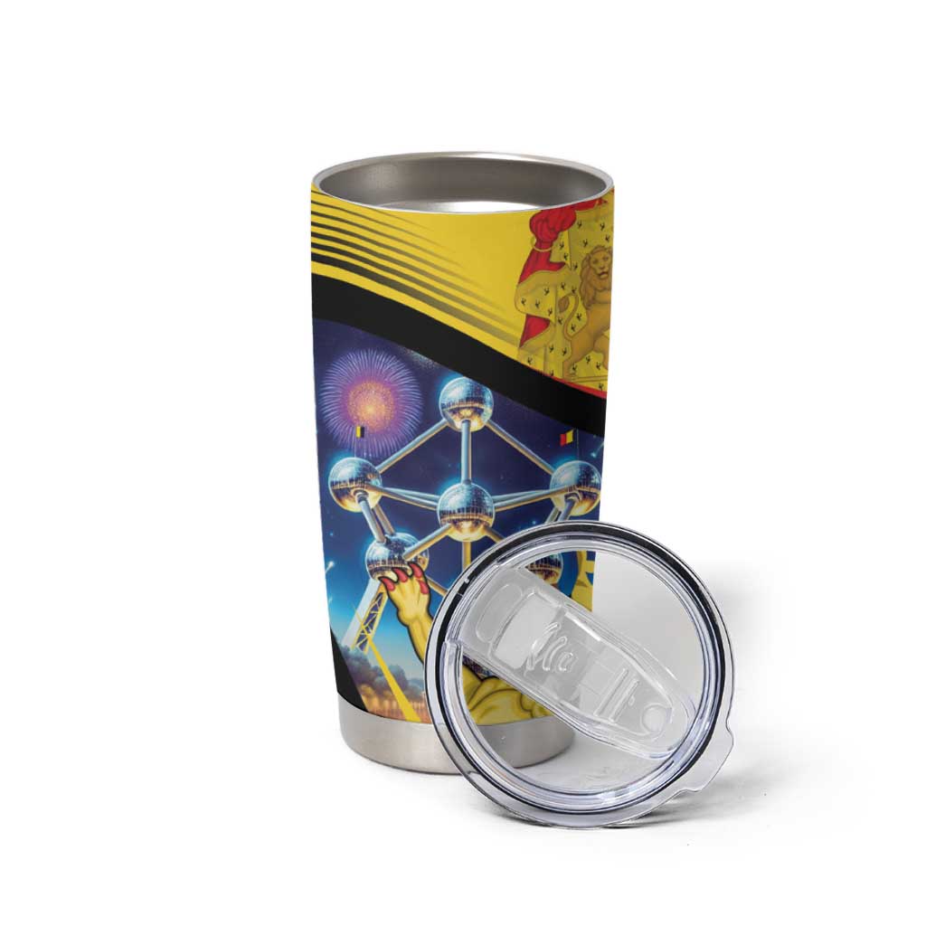 Belgium National Day Tumbler Cup Atomium Leo Belgicus