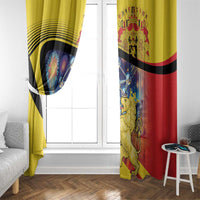 Belgium National Day Window Curtain Atomium Leo Belgicus