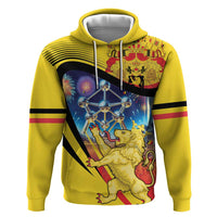 Belgium National Day Zip Hoodie Atomium Leo Belgicus