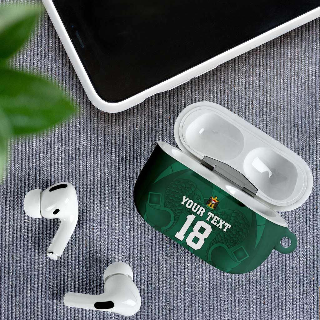 Iraq Football Custom AirPods Case Mesopotamian Lion Pattern