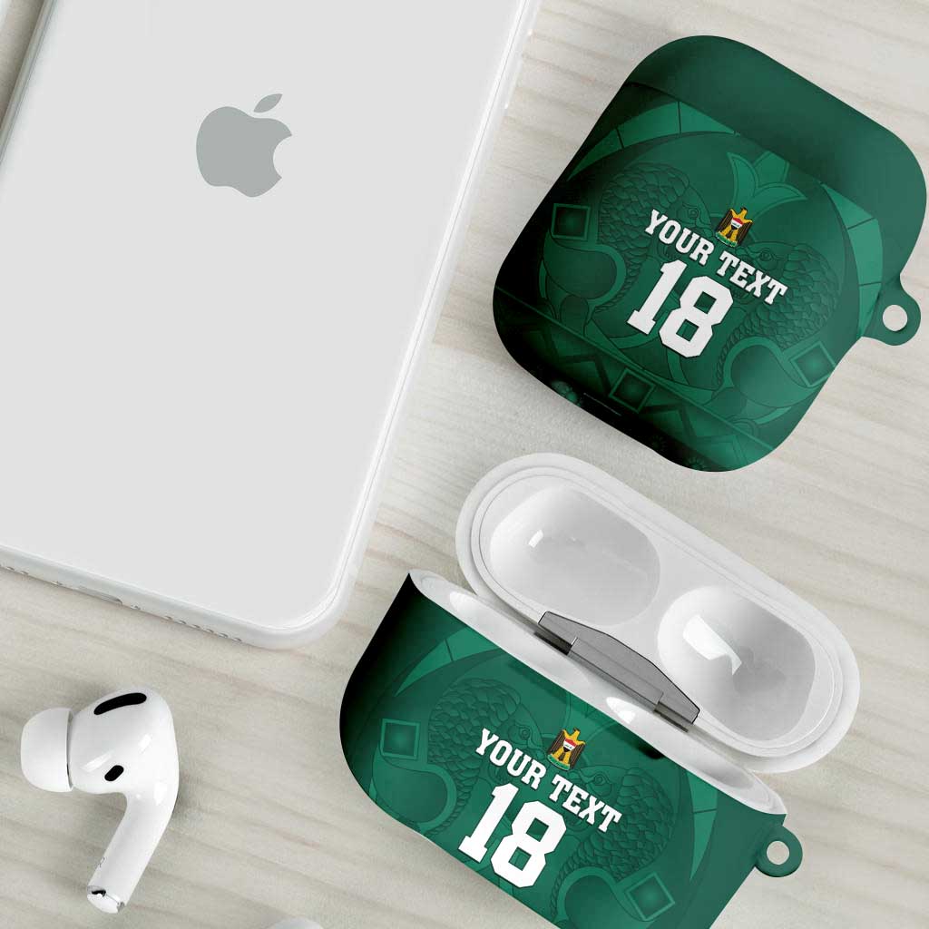 Iraq Football Custom AirPods Case Mesopotamian Lion Pattern