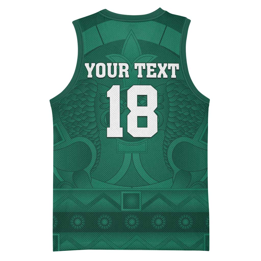 Iraq Football Custom Basketball Jersey Mesopotamian Lion Pattern