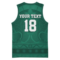 Iraq Football Custom Basketball Jersey Mesopotamian Lion Pattern