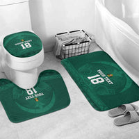Iraq Football Custom Bathroom Set Mesopotamian Lion Pattern