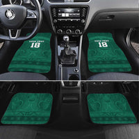 Iraq Football Custom Car Mats Mesopotamian Lion Pattern
