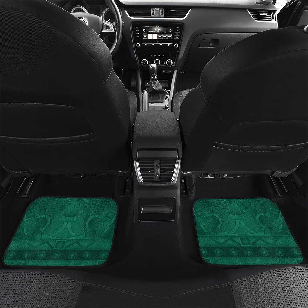 Iraq Football Custom Car Mats Mesopotamian Lion Pattern