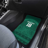 Iraq Football Custom Car Mats Mesopotamian Lion Pattern