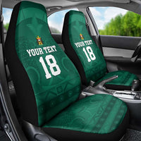 Iraq Football Custom Car Seat Cover Mesopotamian Lion Pattern