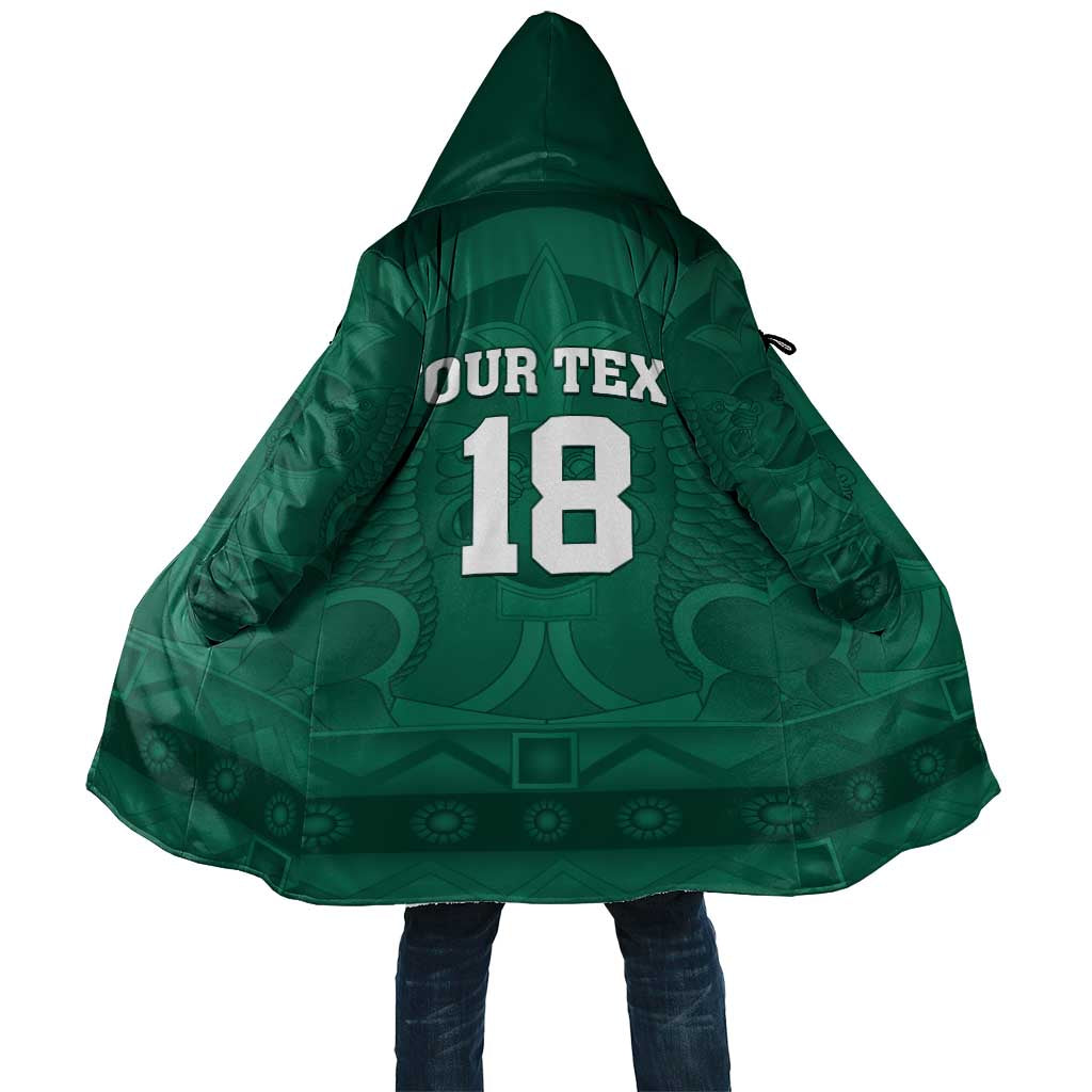 Iraq Football Custom Cloak Mesopotamian Lion Pattern