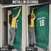 Iraq Football Custom Door Cover Mesopotamian Lion Pattern