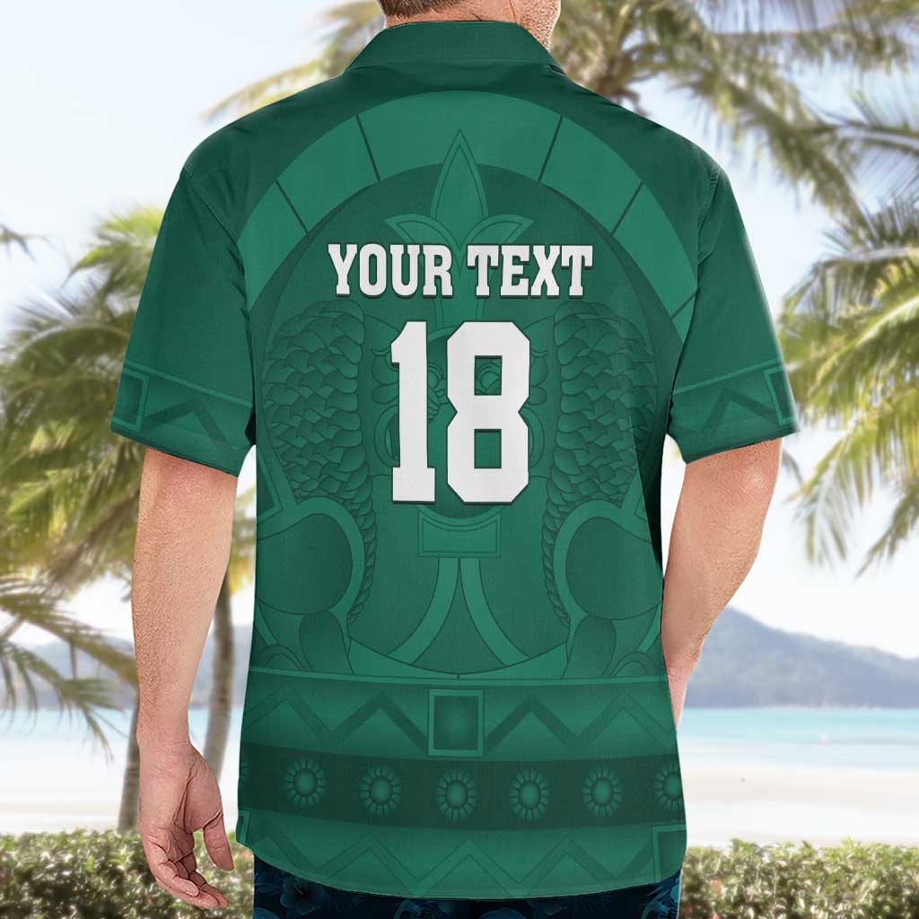 Iraq Football Custom Hawaiian Shirt Mesopotamian Lion Pattern