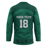 Iraq Football Custom Hockey Jersey Mesopotamian Lion Pattern