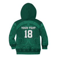 Iraq Football Custom Kid Hoodie Mesopotamian Lion Pattern