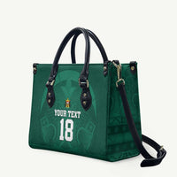 Iraq Football Custom Leather Bag Mesopotamian Lion Pattern