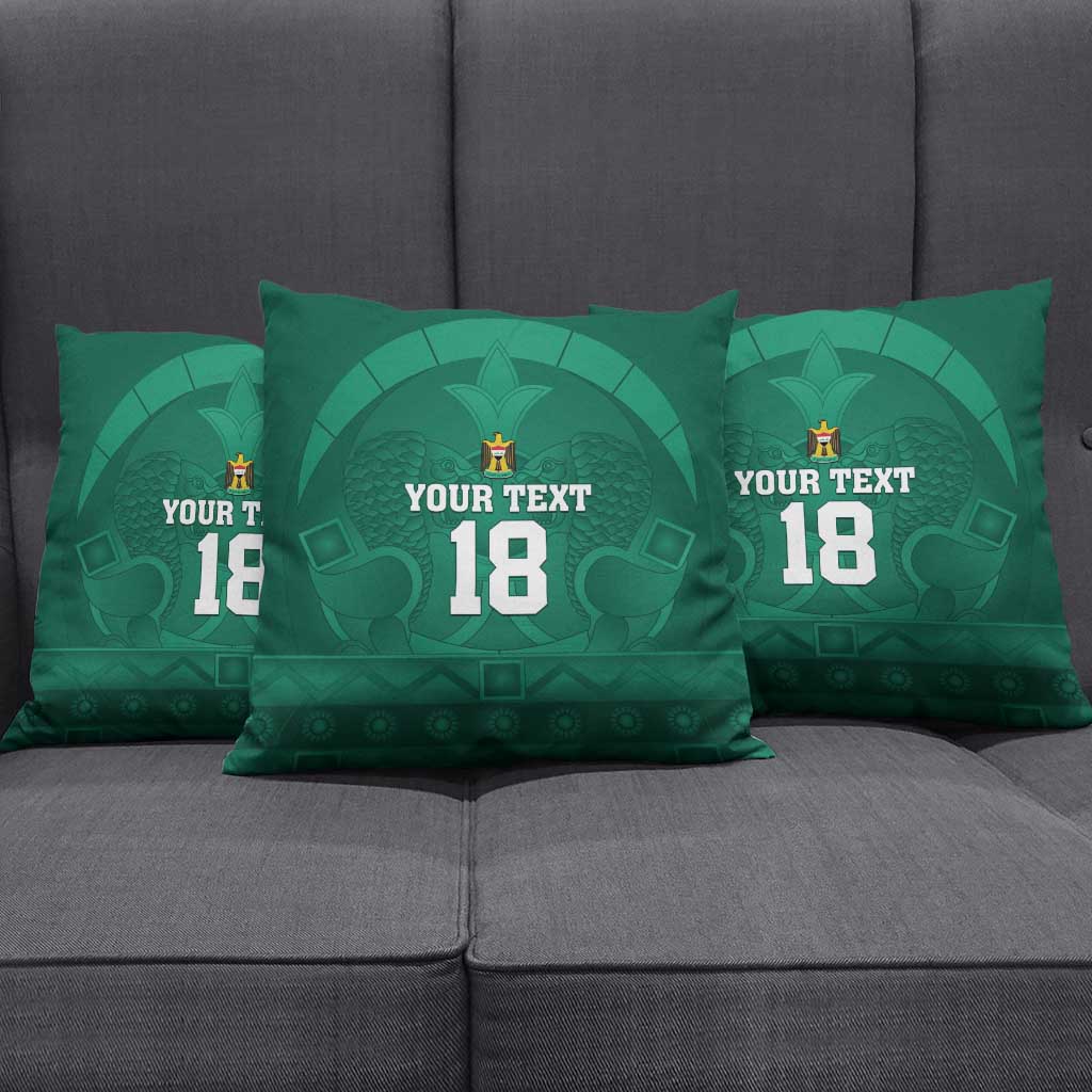 Iraq Football Custom Pillow Cover Mesopotamian Lion Pattern