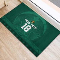 Iraq Football Custom Rubber Doormat Mesopotamian Lion Pattern