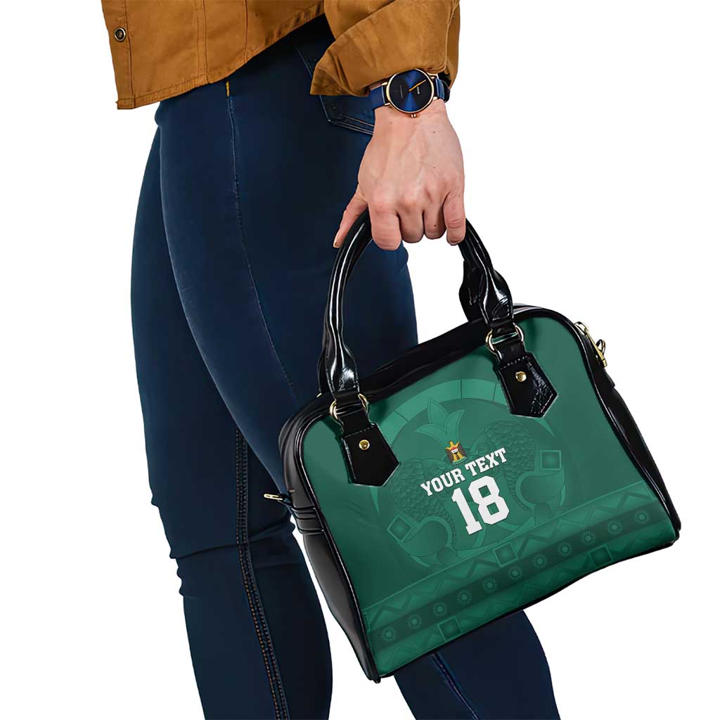 Iraq Football Custom Shoulder Handbag Mesopotamian Lion Pattern