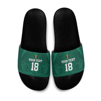 Iraq Football Custom Slide Sandals Mesopotamian Lion Pattern