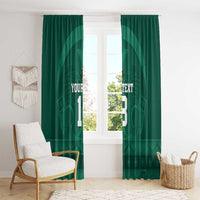 Iraq Football Custom Window Curtain Mesopotamian Lion Pattern