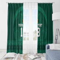 Iraq Football Custom Window Curtain Mesopotamian Lion Pattern